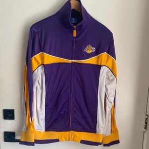 NBA Purple and Yellow lakers Jacket